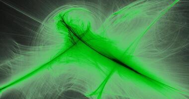 Green Abstract Lines Curves Particles Background photo