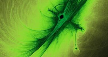 Green Abstract Lines Curves Particles Background photo