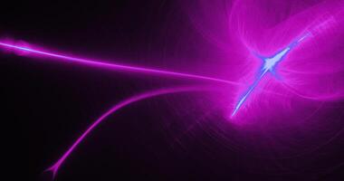 Purple And Blue Abstract Lines Curves Particles Background photo