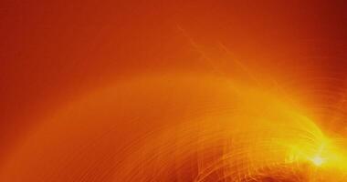 Yellow Red Orange Abstract Lines Curves Particles Background photo