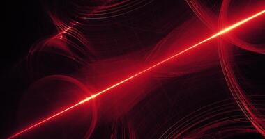 Red And Yellow Abstract Lines Curves Particles Background photo