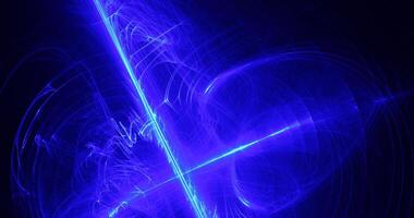 Blue Abstract Lines Curves Particles Background photo