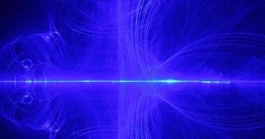 Blue Abstract Lines Curves Particles Background photo