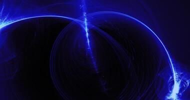 Blue Abstract Lines Curves Particles Background photo