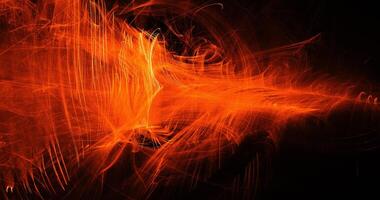 naranja resumen líneas curvas partículas antecedentes foto