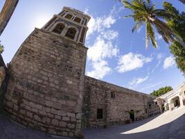 Loreto old mission on sunny day Baja California Sur Mexico photo