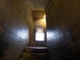 interior of stairway of florence giotto tower detail near Cathedral Santa Maria dei Fiori, Brunelleschi Dome Italy photo