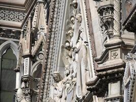 florencia Giotto torre detalle cerca catedral Papa Noel maria dei flor, brunelleschi Hazme Italia foto