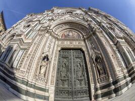 Florence Cathedral Santa Maria dei Fiori Italy - detail of sculpture photo