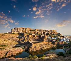 Mehrangarh Fort, Jodhpur, Rajasthan, India photo