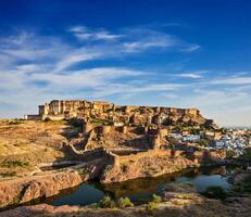 Mehrangarh Fort, Jodhpur, Rajasthan, India photo