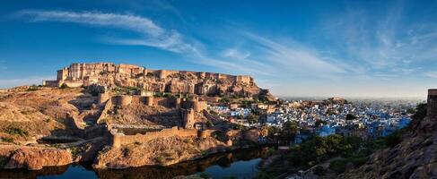 Fortaleza de Mehrangarh, Jodhpur, Rajastán, India foto