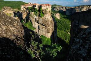 Monasteries of Meteora in Greece photo