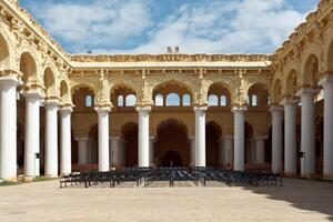 Tirumalai Nayal Palace. Madurai, Tamil Nadu, India photo