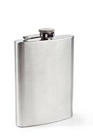 Stainless hip flask photo