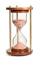 Sand Hourglass isolated photo