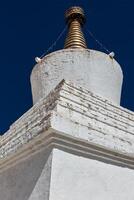 Chorten Buddhist stupa. Ladakh, India photo