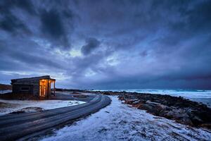 Coast of Norwegian sea photo