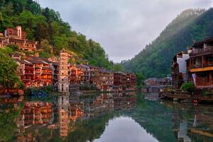 Feng Huang Ancient Town Phoenix Ancient Town , China photo