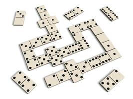 White Domino game photo