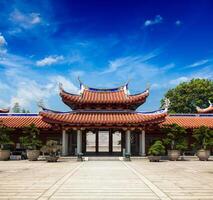 Gates of Lian Shan Shuang Lin Monastery photo