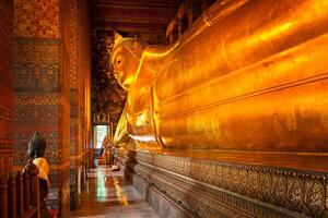 reclinable Buda, Tailandia foto