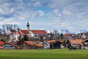 German countryside and village photo