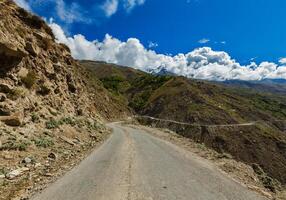 Road in Himalayas photo