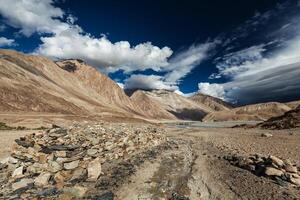 Nubra valley in Himalayas. Ladakh, India photo