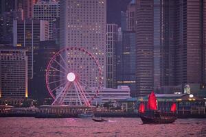 Hong Kong skyline. Hong Kong, China photo