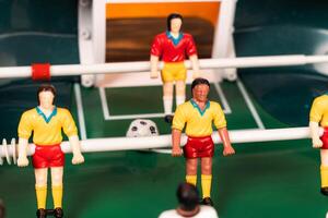 Group of Toy Soccer Players Figurines photo