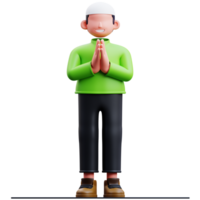 Muslim Greeting Pose png