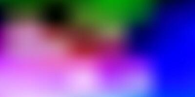 Light blue, red vector blurred layout.