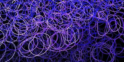 Dark purple vector template with abstract forms.