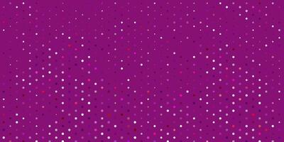 Light purple, pink vector background with bubbles.