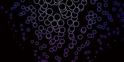 Dark Blue, Red vector backdrop with circles.