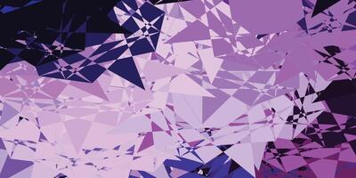 Light Purple vector backdrop with triangles, lines.