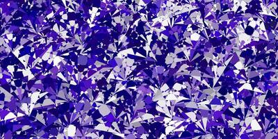 Light Purple vector background with polygonal forms.