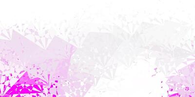 Light Purple vector texture with random triangles.