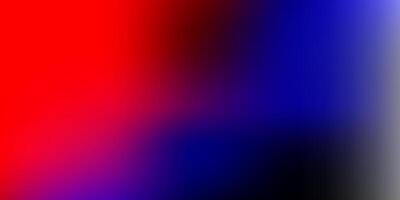 Light blue, red vector gradient blur drawing.