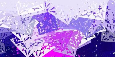 Light Purple, Pink vector background with polygonal forms.