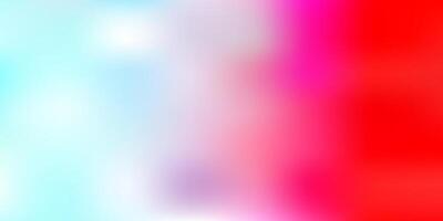 Light blue, red vector abstract blur background.