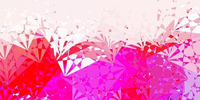 Light Purple, Pink vector layout with triangle forms.