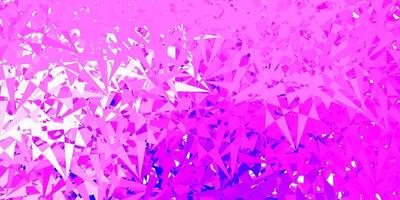 Light purple, pink vector background with polygonal forms.