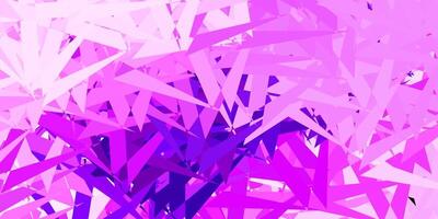 Light purple, pink vector background with polygonal forms.