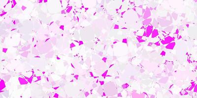 Light Purple, Pink vector background with polygonal forms.