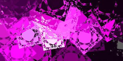 Light Purple, Pink vector texture with random triangles.