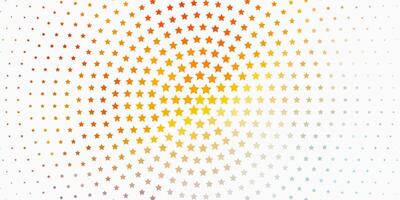 Light Blue, Yellow vector template with neon stars.