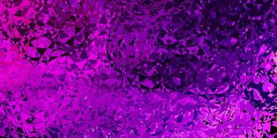 Light purple, pink vector background with polygonal forms.