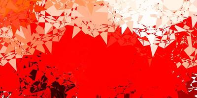 Light Red vector background with polygonal forms.